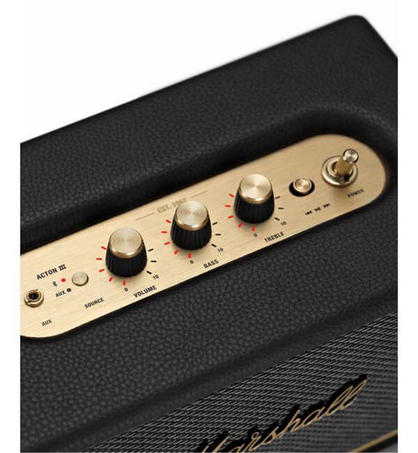 journal standard Furniture「★【Marshall/マーシャル】Acton 3 Bluetooth Black スピーカー」|電化製品|