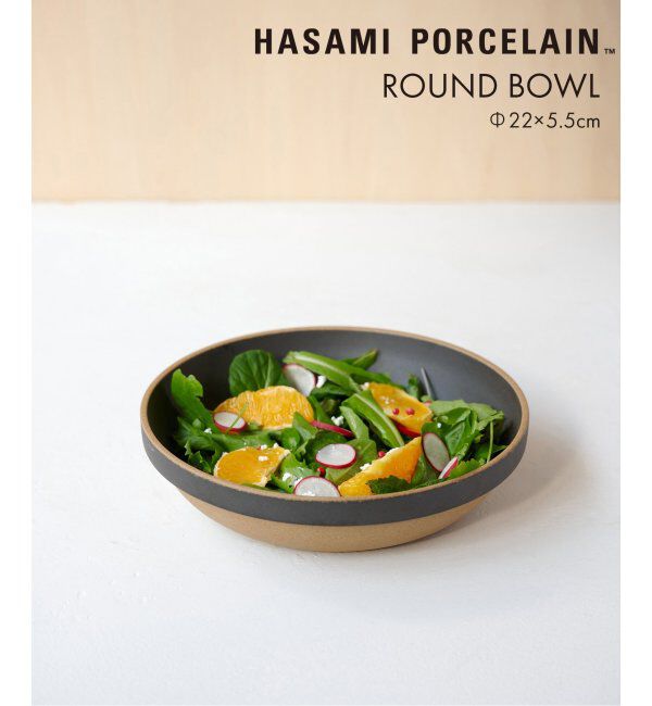 ACME「【HASAMI PORCELAIN / ハサミポーセリン】 BOWL 22&times;5.5cm　ボウル」|食器・キッチングッズ|ブラック