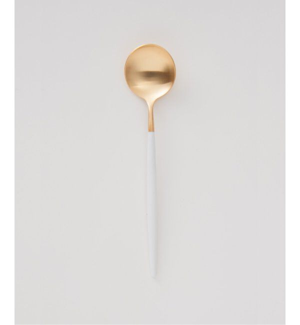 journal standard Furniture「【Cutipol/クチポール】GOA デザートスプーン ホワイト&times;ゴールド」|食器・キッチングッズ|