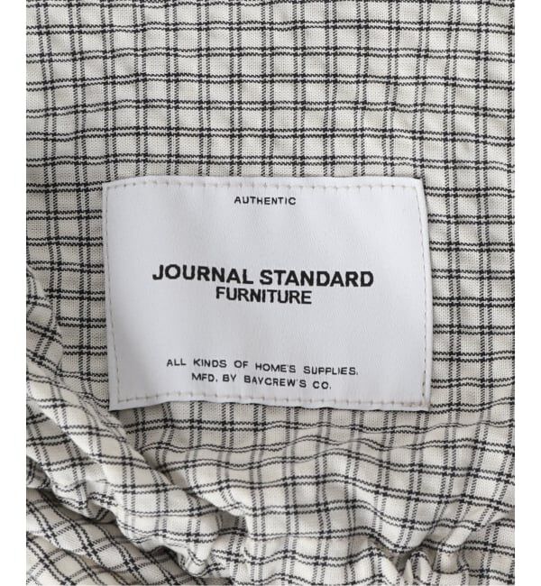 journal standard Furniture「《予約》SUCKER CHECK BOX SHEET Q　ボックスシーツ クィーン」|その他|