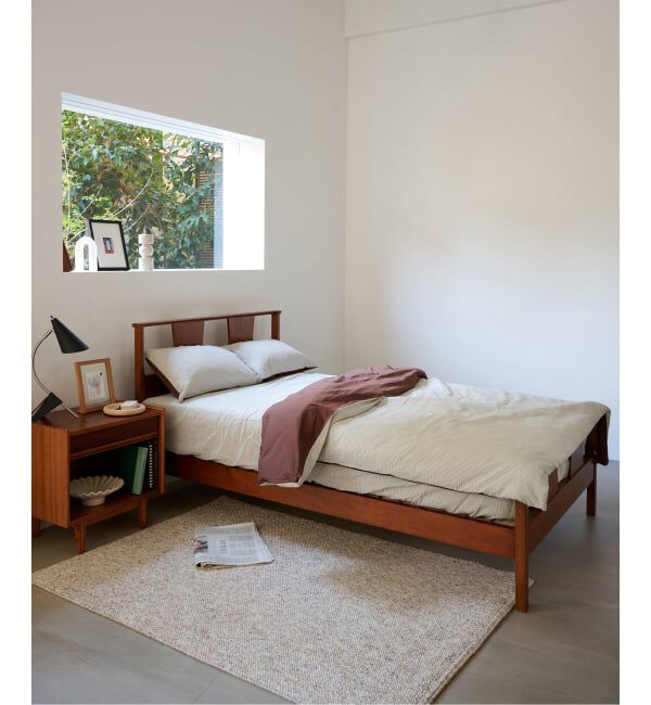 journal standard Furniture「《予約》SUCKER CHECK BOX SHEET Q　ボックスシーツ クィーン」|その他|