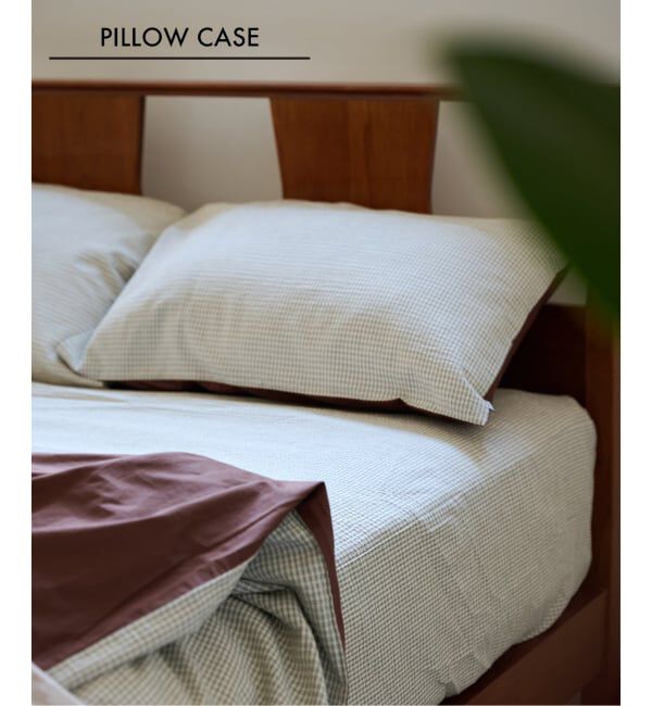 journal standard Furniture「《予約》SUCKER CHECK PILLOW 43x63　ピローケース」|その他|その他カラー K