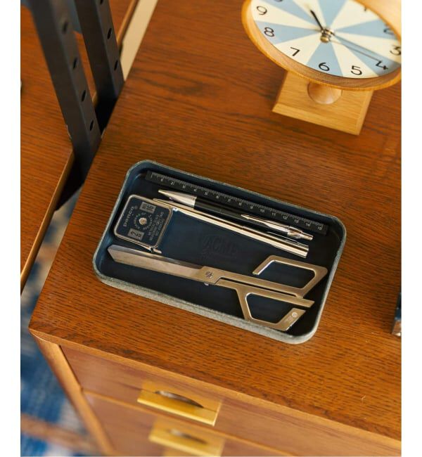 ACME「【HELITAGE LEATHER】ACME別注 LEATHER TRAY　トレイ」|ステーショナリー|ブラック