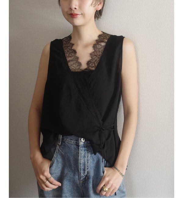 Plage「《追加予約》solstiss frenchlace ジレ 2」|その他|