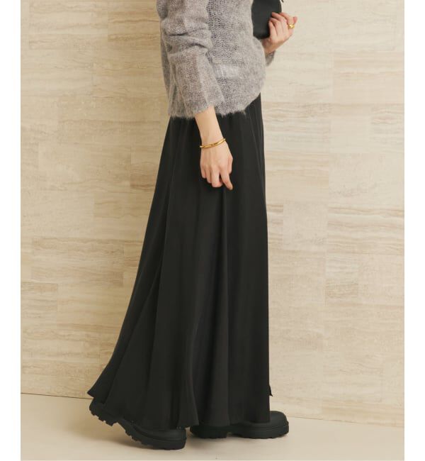 Plage「《追加予約》Washable Fibril ロングスカート 2」|スカート|