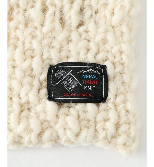 IENA LA BOUCLE「IENA LA BOUCLE スラブウールハンドニットマフラー」|マフラー|