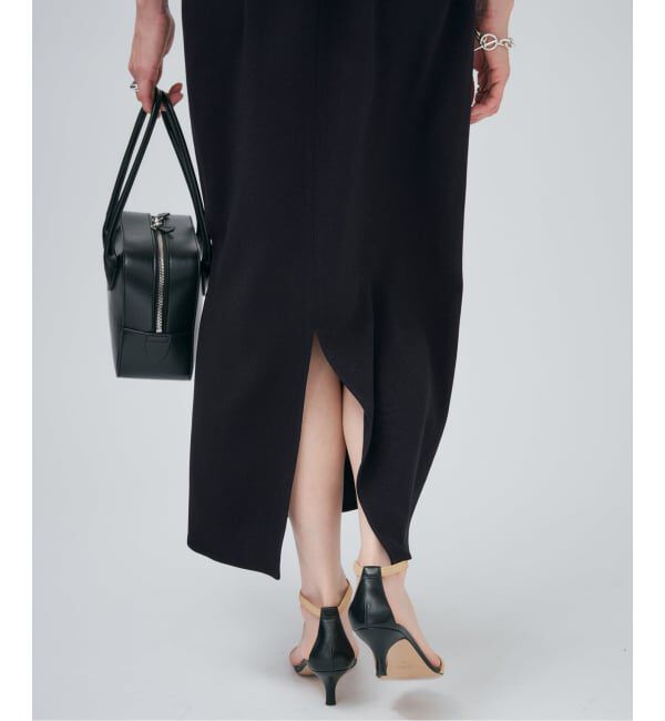 VERMEIL par iena「ACEPOLYバックサテンケープ風ワンピース」|ワンピース|