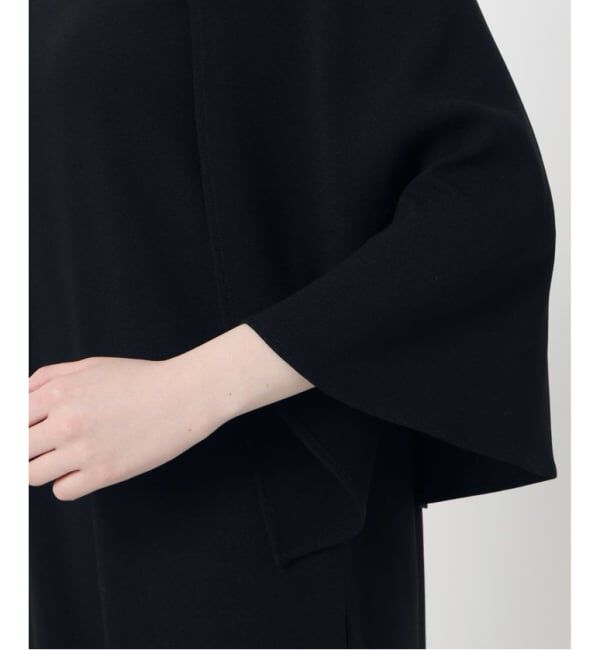 VERMEIL par iena「ACEPOLYバックサテンケープ風ワンピース」|ワンピース|