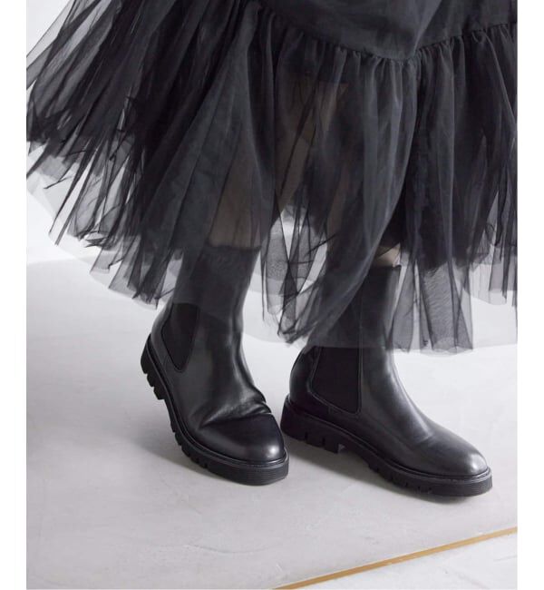 SLOBE IENA「《WEB限定/追加5》SLOBE IENA サイドゴアブーツ」|ショートブーツ|