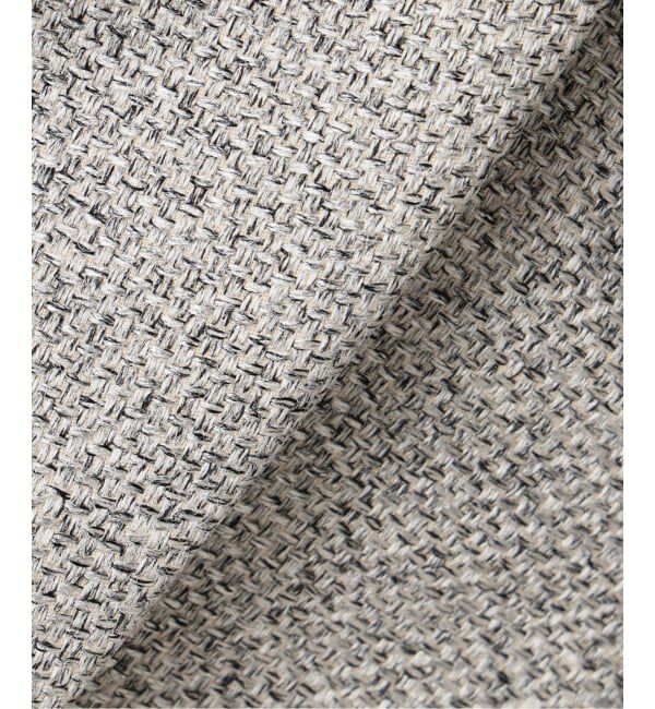 IENA「&NAVY ツィーディーダブルジャケット」|ノーカラージャケット|