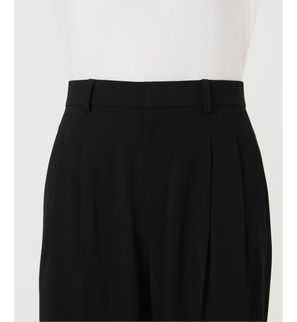 IENA「《追加》ウォッシャブル ジョーゼットスラックス」|スラックス|