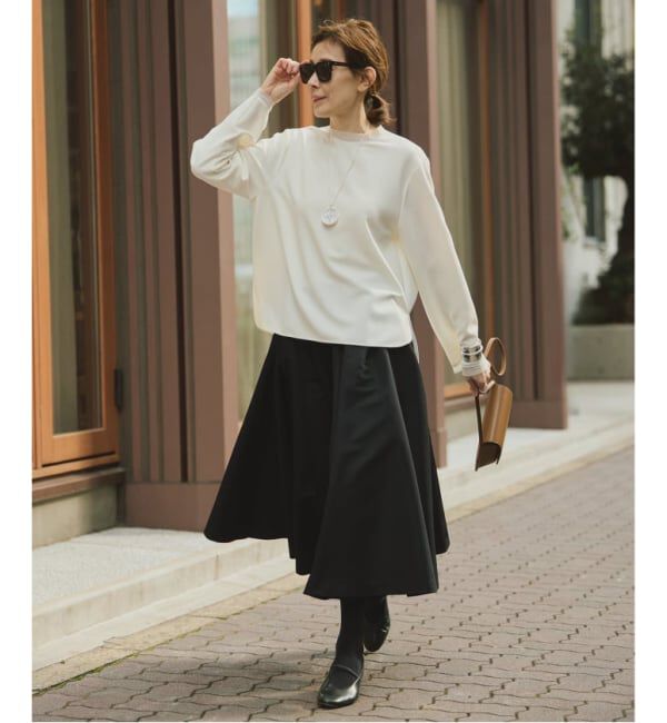 VERMEIL par iena「《WEB限定/追加》Minimal Double Cross ブラウス」|シャツ・ブラウス|