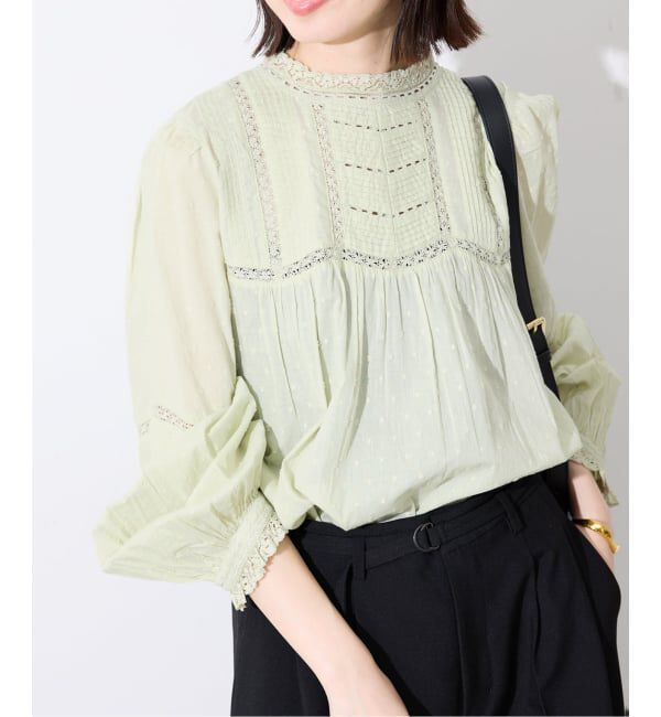 SLOBE IENA「マニーレースブラウス」|シャツ・ブラウス|