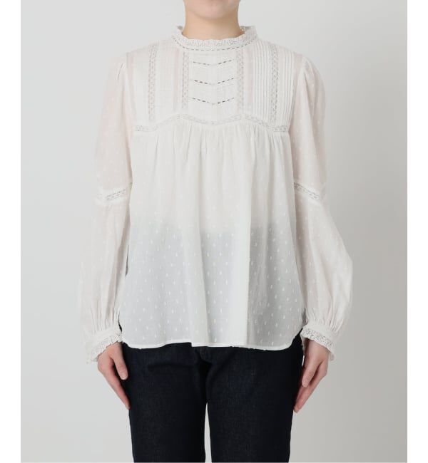 SLOBE IENA「マニーレースブラウス」|シャツ・ブラウス|