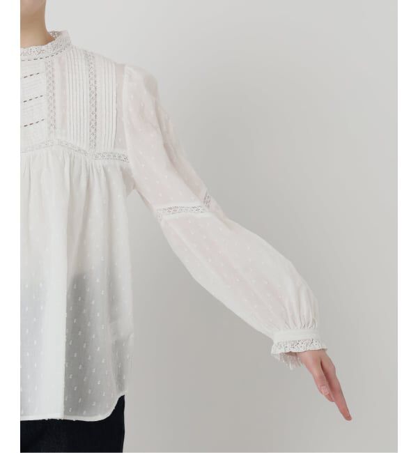SLOBE IENA「マニーレースブラウス」|シャツ・ブラウス|