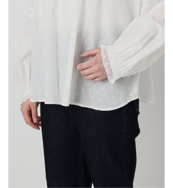 SLOBE IENA「マニーレースブラウス」|シャツ・ブラウス|