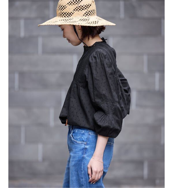 SLOBE IENA「マニーレースブラウス」|シャツ・ブラウス|