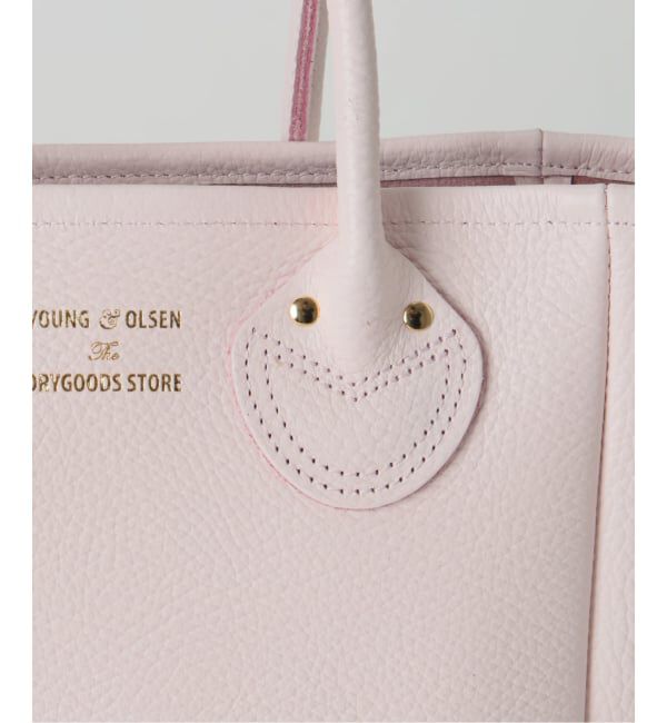 IENA「《WEB限定予約》YOUNG&OLSEN EMBOSSED LEATHER D TOTE S バッグ YO2601-GD003」|トートバッグ|
