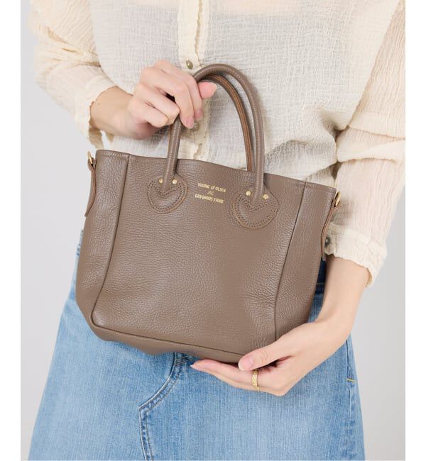 IENA「《WEB限定予約》YOUNG&OLSEN EMBOSSED LEATHER D TOTE S バッグ YO2601-GD003」|トートバッグ|
