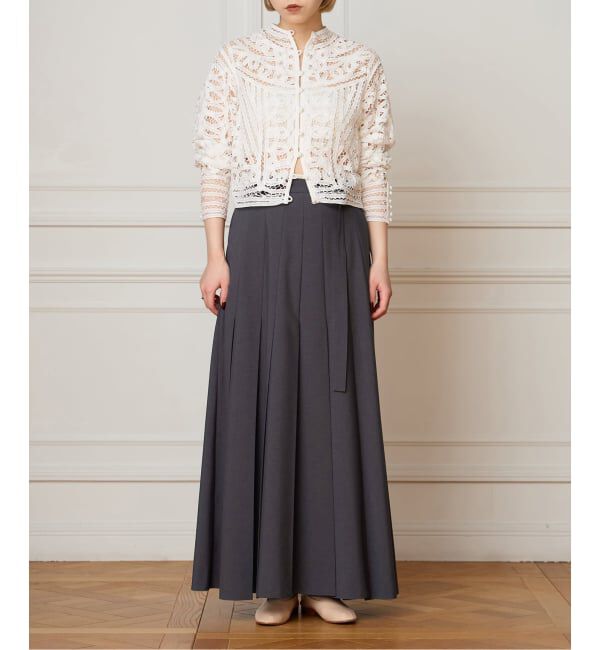 IENA LA BOUCLE「《予約》IENA LA BOUCLE プリーツマキシスカート」|スカート|