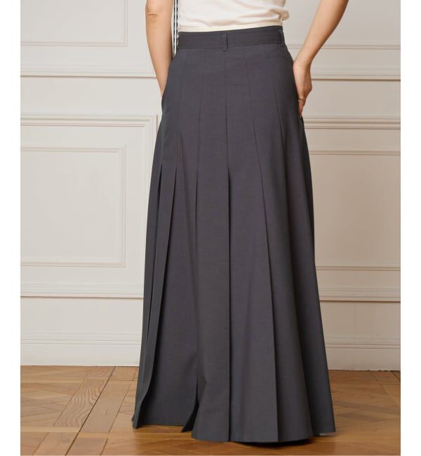 IENA LA BOUCLE「《予約》IENA LA BOUCLE プリーツマキシスカート」|スカート|