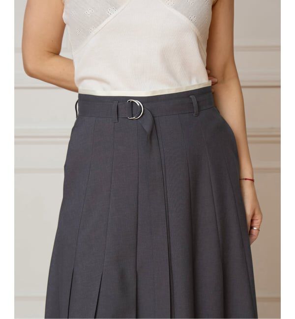 IENA LA BOUCLE「《予約》IENA LA BOUCLE プリーツマキシスカート」|スカート|