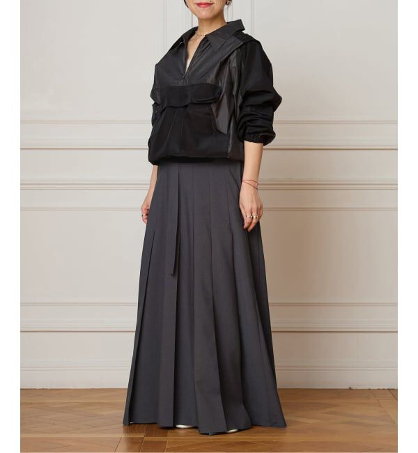 IENA LA BOUCLE「《予約》IENA LA BOUCLE プリーツマキシスカート」|スカート|