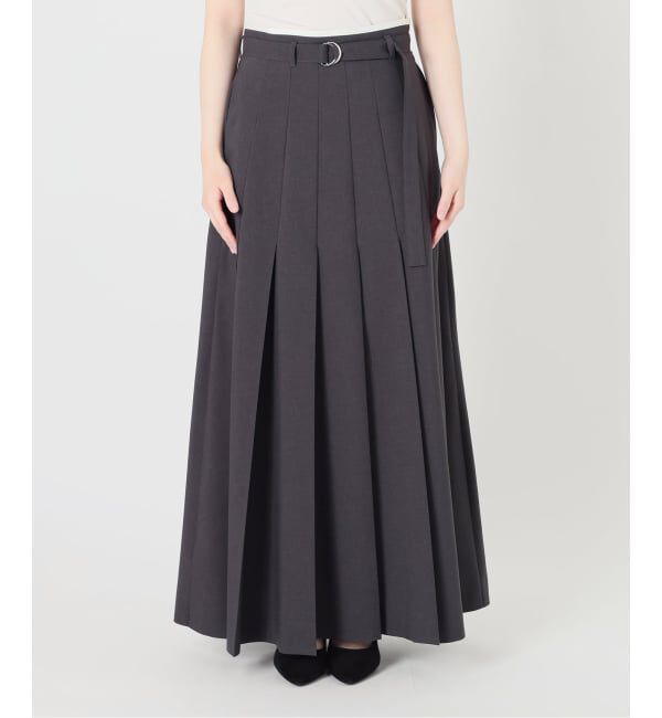IENA LA BOUCLE「《予約》IENA LA BOUCLE プリーツマキシスカート」|スカート|