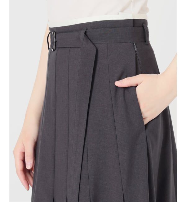 IENA LA BOUCLE「《予約》IENA LA BOUCLE プリーツマキシスカート」|スカート|