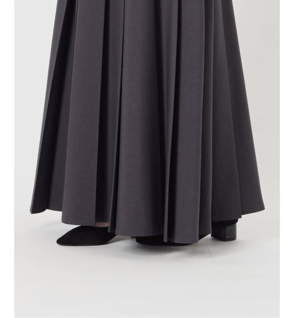 IENA LA BOUCLE「《予約》IENA LA BOUCLE プリーツマキシスカート」|スカート|