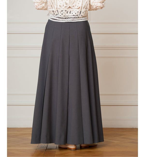 IENA LA BOUCLE「《予約》IENA LA BOUCLE プリーツマキシスカート」|スカート|