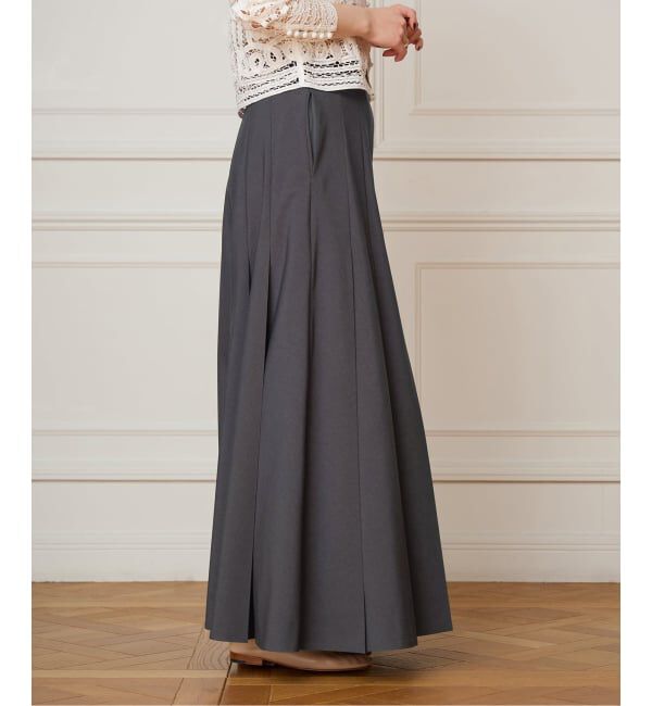 IENA LA BOUCLE「《予約》IENA LA BOUCLE プリーツマキシスカート」|スカート|