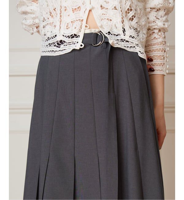IENA LA BOUCLE「《予約》IENA LA BOUCLE プリーツマキシスカート」|スカート|