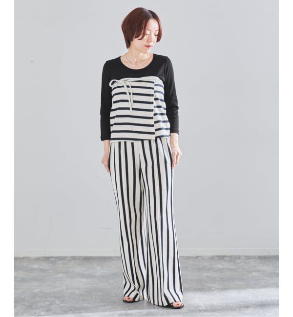 IENA「《予約》オーガニックフライス7分袖プルオーバー」|Tシャツ・カットソー|