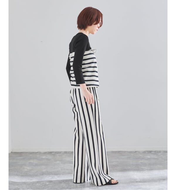 IENA「《予約》オーガニックフライス7分袖プルオーバー」|Tシャツ・カットソー|