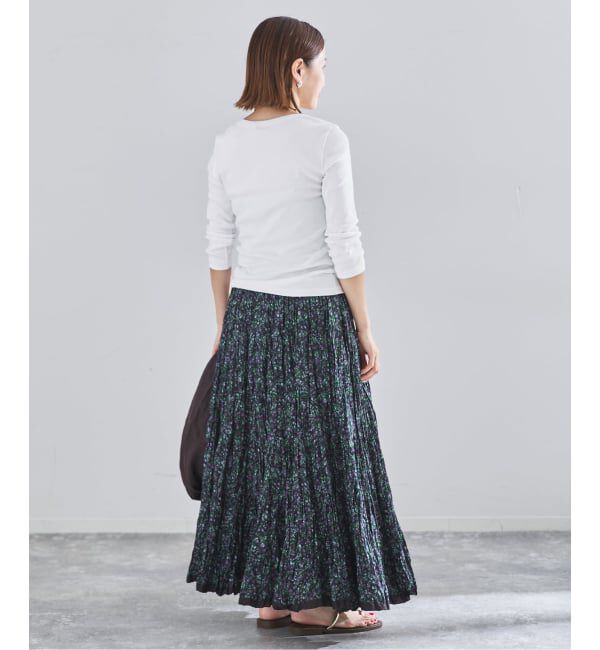 IENA「《予約》オーガニックフライス7分袖プルオーバー」|Tシャツ・カットソー|