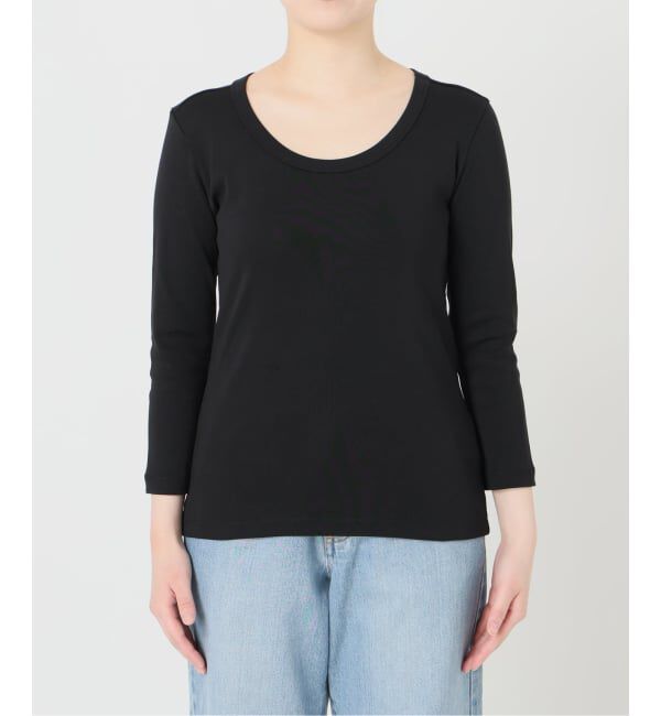IENA「《予約》オーガニックフライス7分袖プルオーバー」|Tシャツ・カットソー|