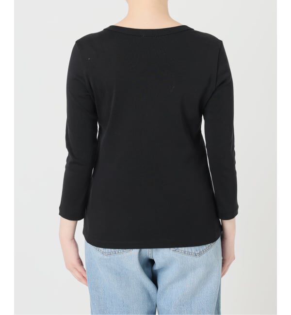 IENA「《予約》オーガニックフライス7分袖プルオーバー」|Tシャツ・カットソー|