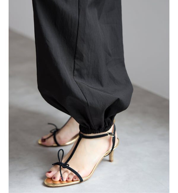 IENA「《予約》ウォッシャブル コットンタフタバルーンパンツ」|その他|