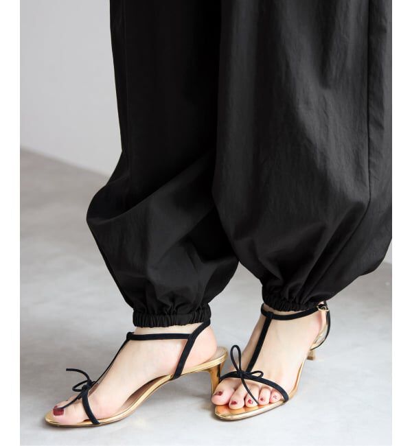 IENA「《予約》ウォッシャブル コットンタフタバルーンパンツ」|その他|