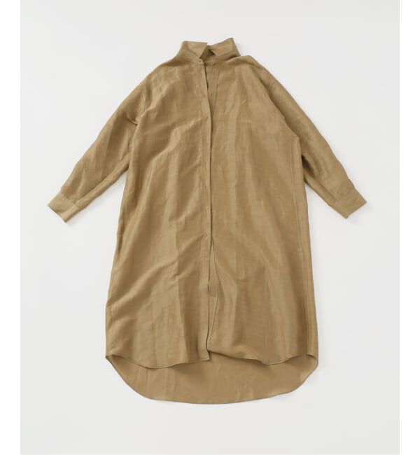 IENA「《予約》ラミーリヨセルシャツワンピース」|ワンピース|