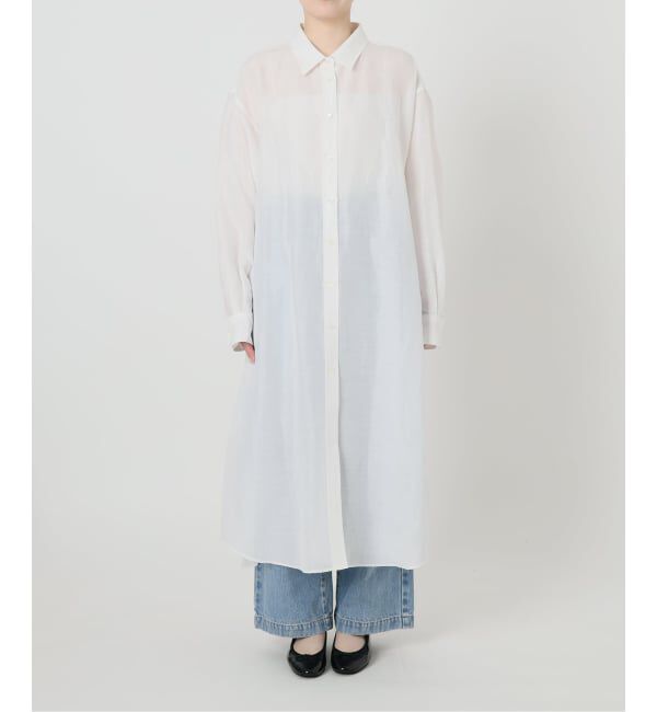 IENA「《予約》ラミーリヨセルシャツワンピース」|ワンピース|
