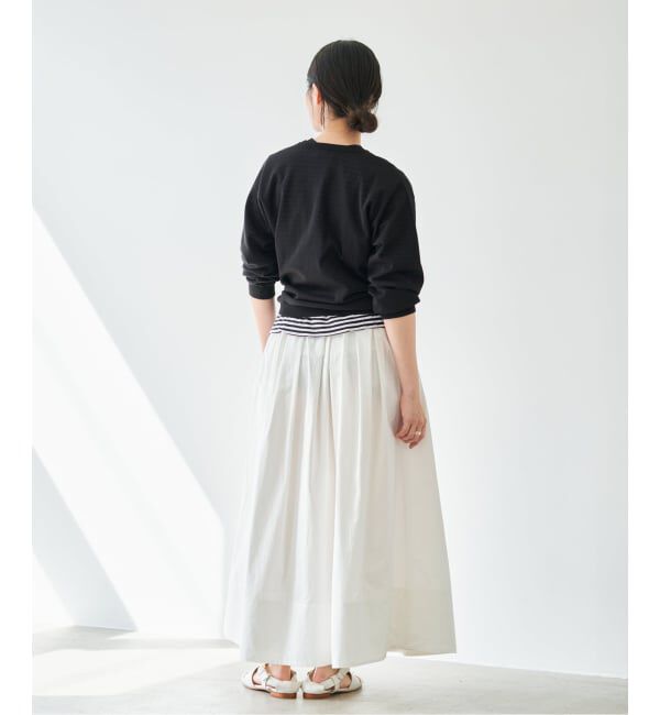 IENA「《予約》ウォッシャブル ダブルレイヤードカーディガン」|カーディガン|