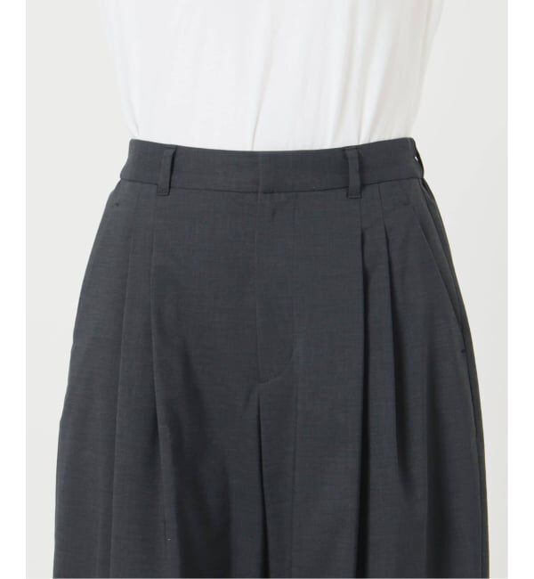 IENA「《追加予約》ウォッシャブル リネンミックスコクーンスラックス」|スラックス|