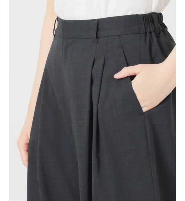 IENA「《追加予約》ウォッシャブル リネンミックスコクーンスラックス」|スラックス|