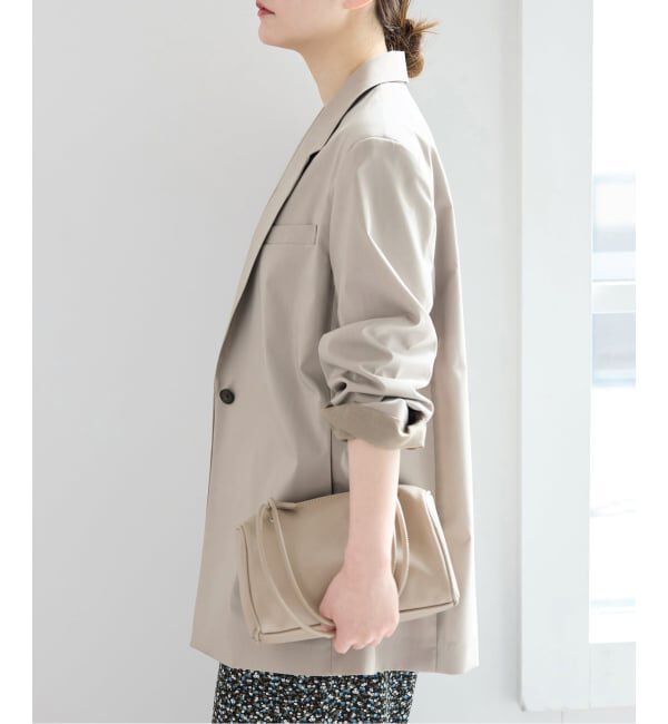 IENA「《UVカット》エアリーソフトジャケット」|テーラードジャケット|