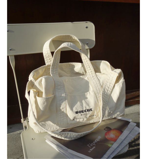 SLOBE IENA「《予約》BOUCHE SLOBE別注 キャンバストートバッグ」|トートバッグ|