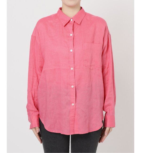 JOURNAL STANDARD relume「《追加2》手洗い可 / カラーリネンオーバーサイズシャツ」|シャツ・ブラウス|