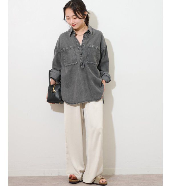 JOURNAL STANDARD relume「《WEB限定追加 / 新色》デニムプルオーバーシャツ」|シャツ・ブラウス|