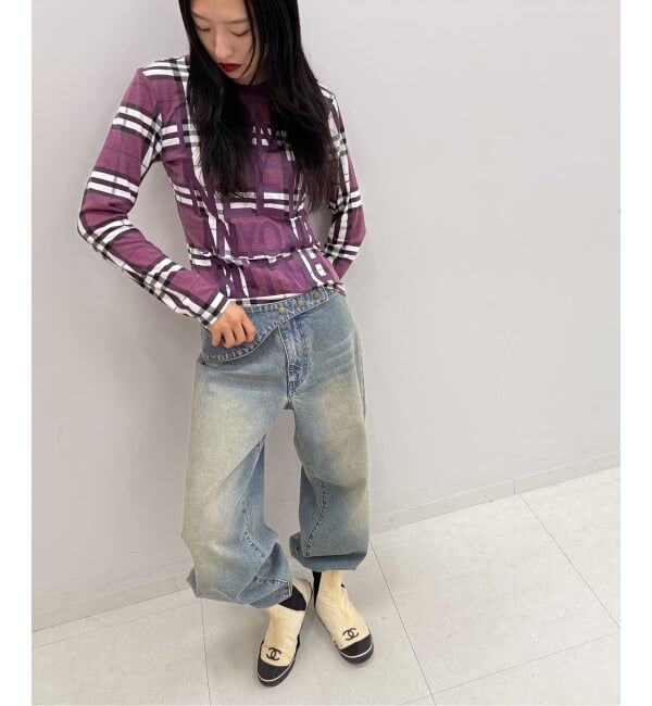 Oriens JOURNAL STANDARD「ベルトデザインデニムパンツ」|デニム|